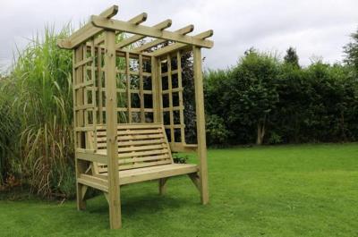 Product photograph of Churnet Valley Beatrice 2 Seater Garden Arbour from Choice Furniture Superstore