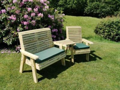 Churnet Valley Ergo Trio Garden Chair Set