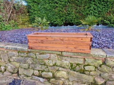 Product photograph of Churnet Valley Brown Large Trough from Choice Furniture Superstore