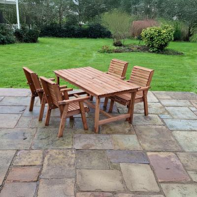 Churnet Valley Redwood 4 Seater Garden Dining Set