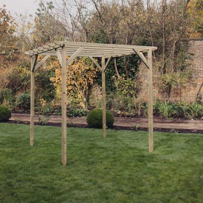 Churnet Valley Contemporary Timber Wood Garden Pergola