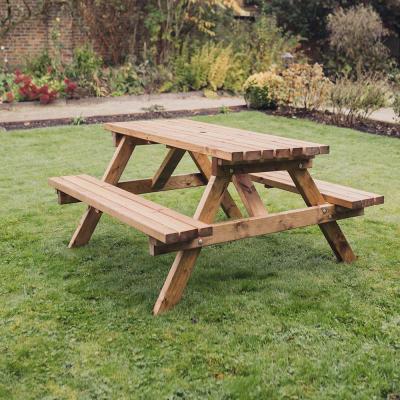 Churnet Valley Deluxe Redwood Garden Picnic Table 150cm