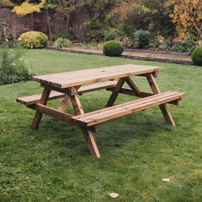 Churnet Valley Deluxe Redwood Garden Picnic Table 180cm