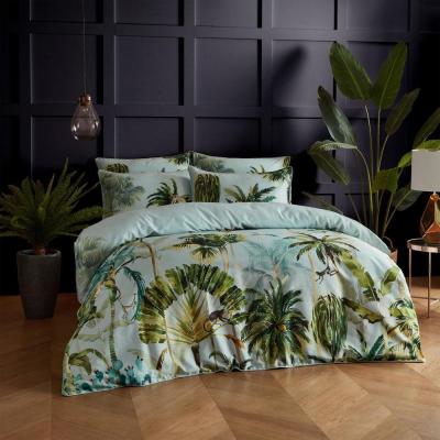 Paoletti Forsteriana Palms Multi Coloured Cotton Duvet Cover Set