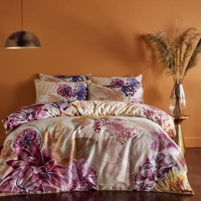 Paoletti Saffa Multi Coloured Cotton Floral Duvet Cover Set