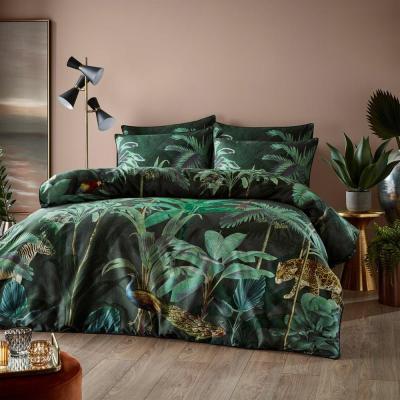 Paoletti Siona Tropical Multi Coloured Cotton Duvet Cover Set