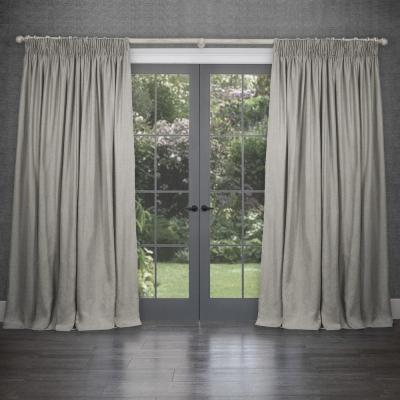 Product photograph of Voyage Maison Emilio Alpaca Woven Pencil Pleat Curtains from Choice Furniture Superstore