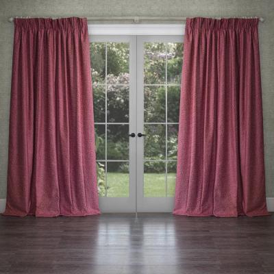 Product photograph of Voyage Maison Farley Peony Woven Chenille Pencil Pleat Curtains from Choice Furniture Superstore