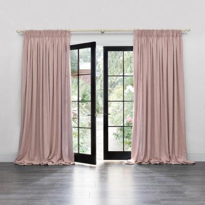 Image of Voyage Maison Hawley Blossom Linen Blend Pencil Pleat Curtains