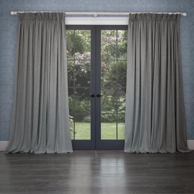 Product photograph of Voyage Maison Verban Jute Woven Pencil Pleat Curtains from Choice Furniture Superstore