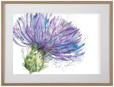 Product photograph of Voyage Maison Expressive Tobacco Thistle Framed Print from Choice Furniture Superstore