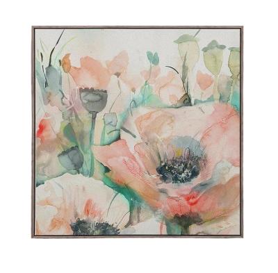 Product photograph of Voyage Maison Papavera Biscay Stone Framed Canvas from Choice Furniture Superstore
