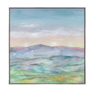 Product photograph of Voyage Maison Alder Stone Celeste Framed Canvas from Choice Furniture Superstore