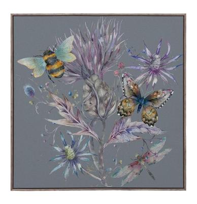 Product photograph of Voyage Maison Elysium Storm Stone Framed Canvas from Choice Furniture Superstore