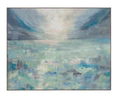 Product photograph of Voyage Maison Dusky Stone Isles Framed Canvas from Choice Furniture Superstore