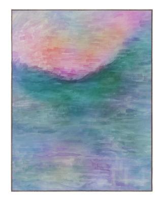 Product photograph of Voyage Maison Tulla Hibiscus Stone Framed Canvas from Choice Furniture Superstore