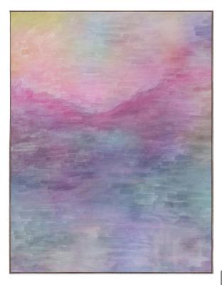 Product photograph of Voyage Maison Tulla Elderberry Stone Framed Canvas from Choice Furniture Superstore