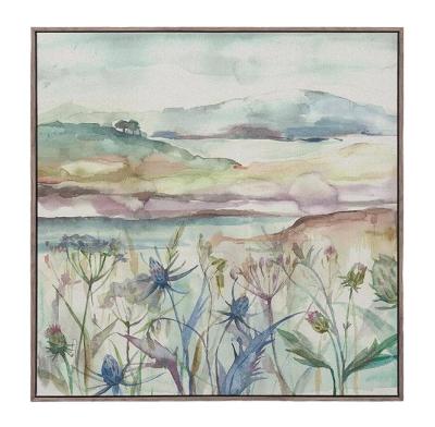 Product photograph of Voyage Maison Highland Haze Stone Framed Canvas - 70cm X 70cm from Choice Furniture Superstore