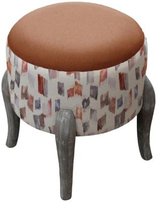 Voyage Maison Arwen Rosewater Printed Finn Footstool