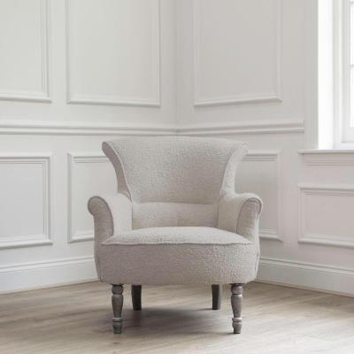 Product photograph of Voyage Maison Bobble Cream Camilla Armchair from Choice Furniture Superstore