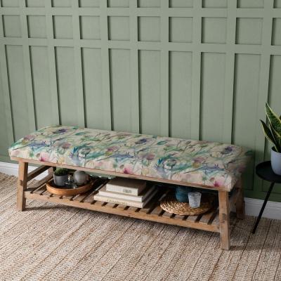 Product photograph of Voyage Maison Cirsium Damson Rupert Bench from Choice Furniture Superstore