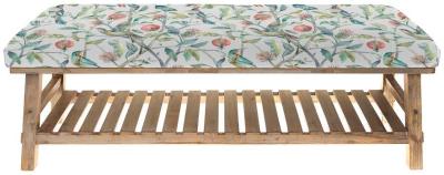 Product photograph of Voyage Maison Colyford Pomegranate Rupert Bench from Choice Furniture Superstore