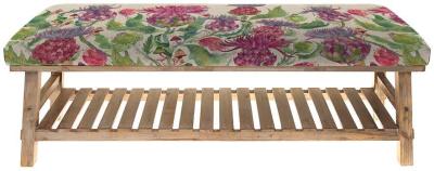 Product photograph of Voyage Maison Fairytale Bristles Damson Rupert Bench from Choice Furniture Superstore