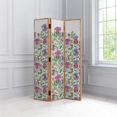Product photograph of Voyage Maison Fairytale Bristles Pink Solid Wood Room Divider from Choice Furniture Superstore