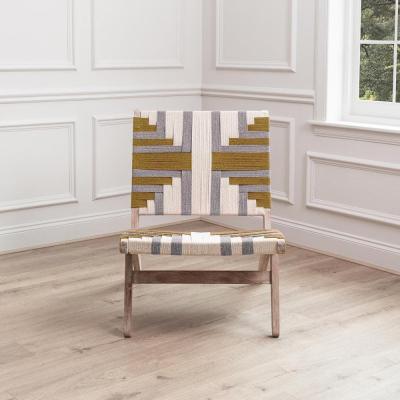 Product photograph of Voyage Maison Manali Mustard Mango Wood Chair from Choice Furniture Superstore