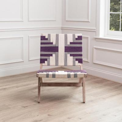 Product photograph of Voyage Maison Manali Plum Mango Wood Chair from Choice Furniture Superstore