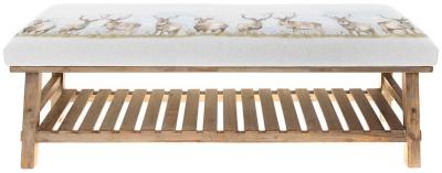 Product photograph of Voyage Maison Moorland Stag Rupert Bench from Choice Furniture Superstore