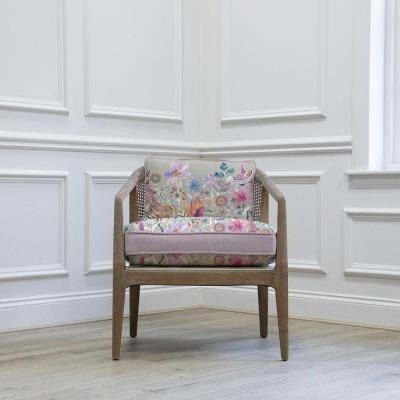 Product photograph of Voyage Maison Primrose Haze Solid Wood Liana Armchair from Choice Furniture Superstore