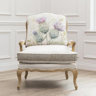 Product photograph of Voyage Maison Thistle Glen Florence Multi Coloured Oak Armchair from Choice Furniture Superstore