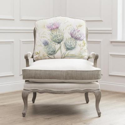 Product photograph of Voyage Maison Thistle Glen Florence Stone Armchair from Choice Furniture Superstore