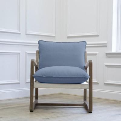 Product photograph of Voyage Maison Tivoli Bluebell Solid Wood Elias Armchair from Choice Furniture Superstore