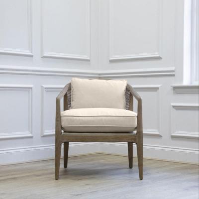 Image of Voyage Maison Tivoli Linen Solid Wood Liana Armchair