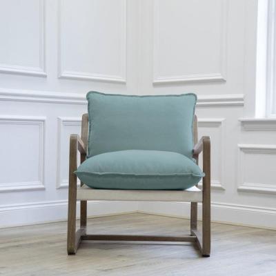 Product photograph of Voyage Maison Tivoli Ocean Solid Wood Elias Armchair from Choice Furniture Superstore