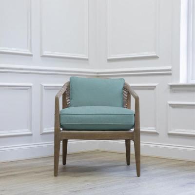 Product photograph of Voyage Maison Tivoli Ocean Solid Wood Liana Armchair from Choice Furniture Superstore