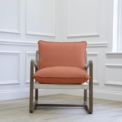 Product photograph of Voyage Maison Tivoli Rust Solid Wood Elias Armchair from Choice Furniture Superstore