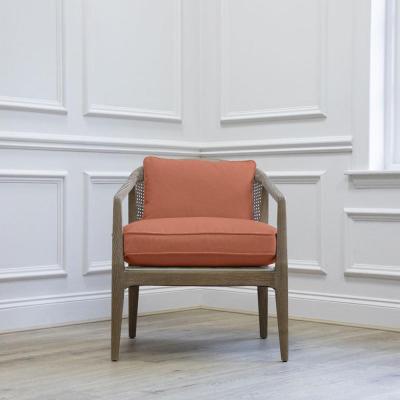 Product photograph of Voyage Maison Tivoli Rust Solid Wood Liana Armchair from Choice Furniture Superstore