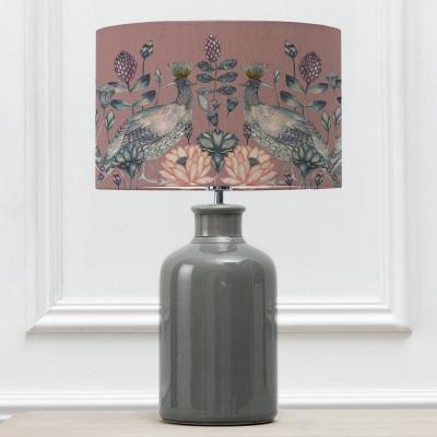 Voyage Maison Ahura Eva Elspeth Grey And Mauve Complete Table Lamp