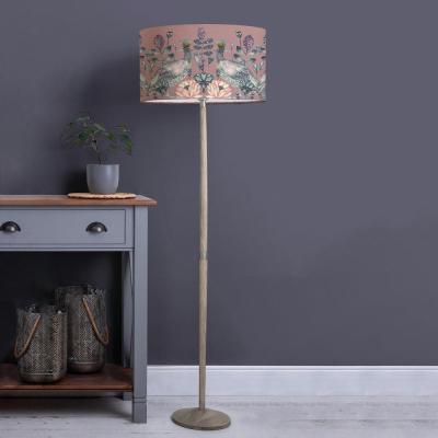 Voyage Maison Ahura Eva Solensis Grey And Mauve Complete Floor Lamp