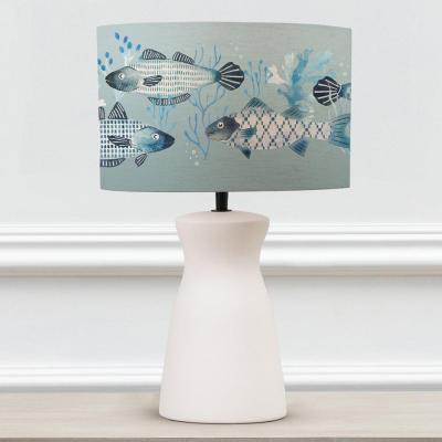 Voyage Maison Barbeau Eva Albury Ecru And Seafoam Complete Table Lamp