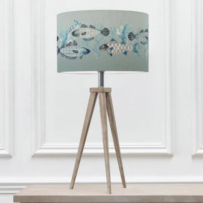 Voyage Maison Barbeau Eva Aratus Grey And Seafoam Complete Table Lamp