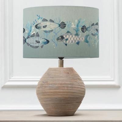 Voyage Maison Barbeau Eva Cerys White And Seafoam Complete Table Lamp