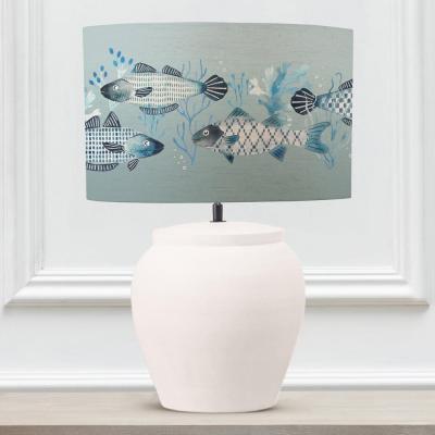 Voyage Maison Barbeau Eva Edessa Ecru And Seafoam Complete Table Lamp