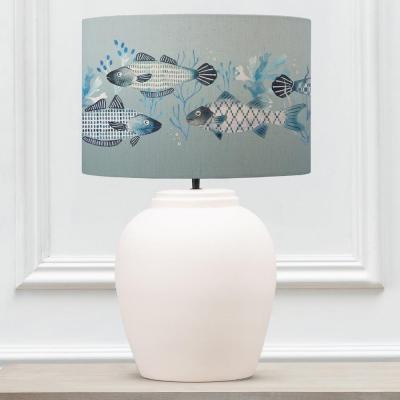 Voyage Maison Barbeau Eva Evora Ecru And Seafoam Complete Table Lamp