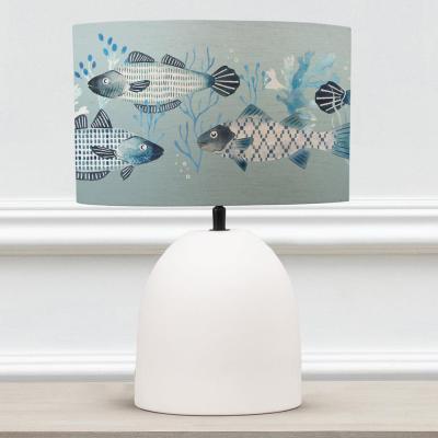 Voyage Maison Barbeau Eva Larissa Ecru And Seafoam Complete Table Lamp