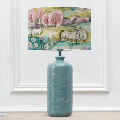 Voyage Maison Buttermere Eva Inopia Teal And Linen Complete Table Lamp