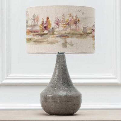 Voyage Maison Caledonian Forest Eva Agri Grey And Linen Complete Table Lamp